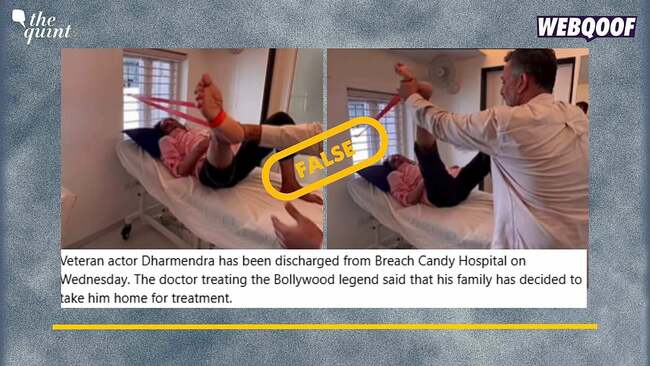 Old Clip of Dharmendra Undergoing Physio Linked to His Recent Hospitalisation