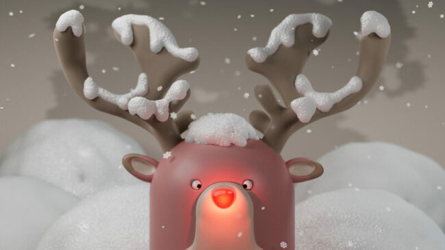 Rudolph’s red nose could glow through bioluminescence