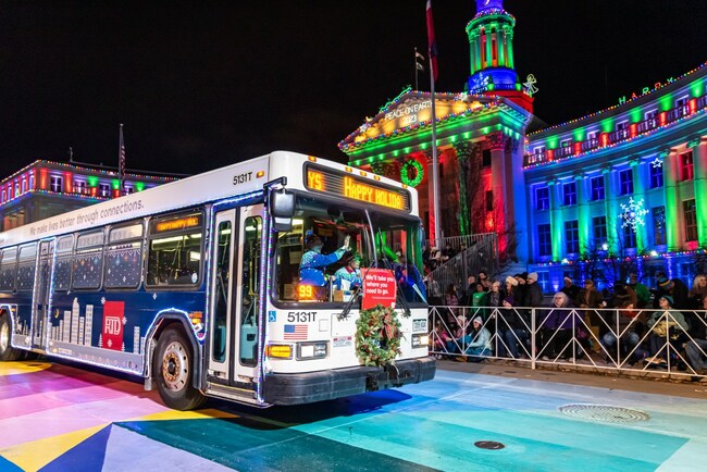 Parade of Lights to impact Denver RTD bus, rail lines