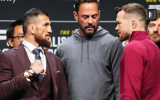 "He's crazy" - Merab Dvalishvili claps back at Petr Yan's "I haven't even seen you with a girl before" jibe 