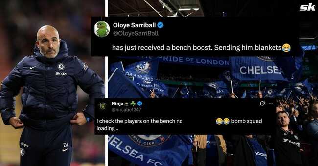 “Bomb squad loading”, “Send him blankets” - Chelsea fans celebrate after 28-year-old star gets left out of team to face Bournemouth
