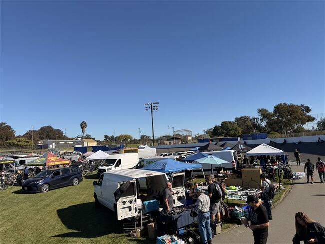 San Diego Velodrome hosts 'California’s largest bicycle swap meet'