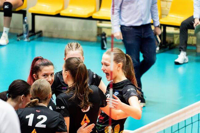 Волейболистки Daugavpils Sporta skola завершила борьбу за Кубок Латвии CEWOOD на стадии полуфинала