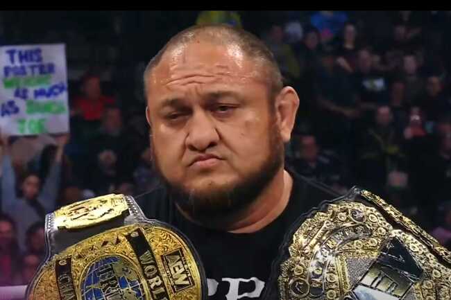 Mysterious hooded figure to show up in AEW and attack Samoa Joe at Worlds End? Exploring the possibility