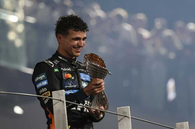 Days after clinching world championship, Lando Norris flaunts "LN1 World Champion" hoodie