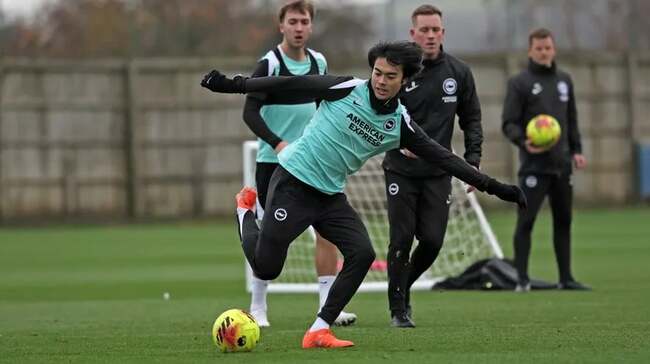 Huge boost for Brighton as injured star spotted in training ahead of Liverpool