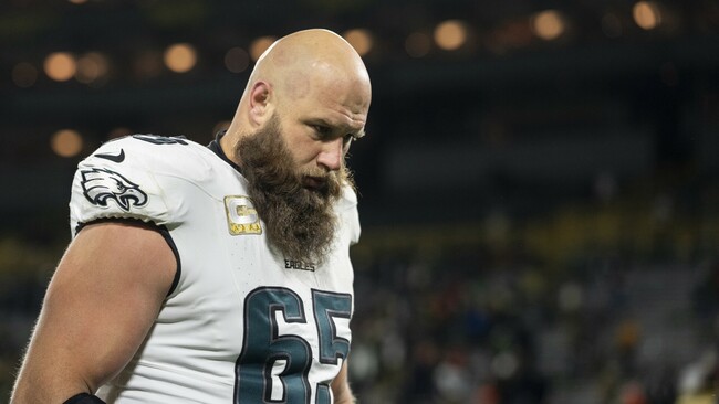 Lane Johnson remains out of Eagles practice on Thursday