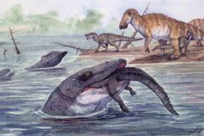 Scientists say 40ft prehistoric sea monster may also have terrorised rivers