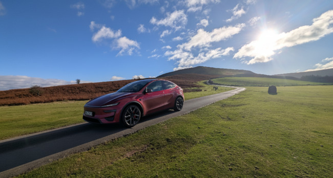 I spent the whole day driving a Tesla around rural Wales - on one charge