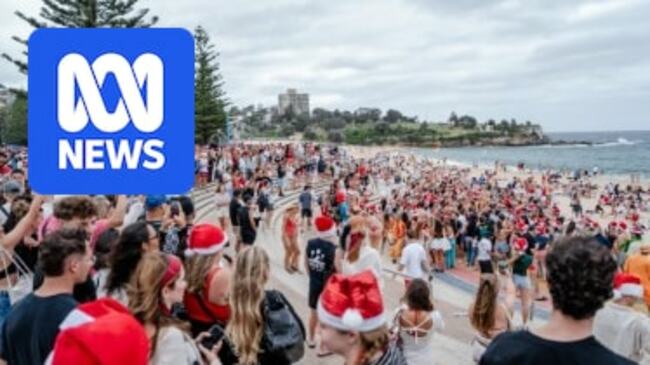 Revellers swarm Coogee Beach for Christmas Day celebrations after Bronte Beach off-limits