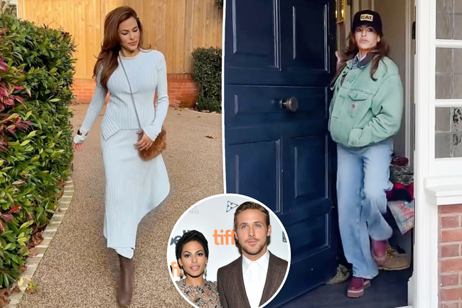 Eva Mendes gives rare look at her and Ryan Gosling’s U.K. life after leaving Hollywood