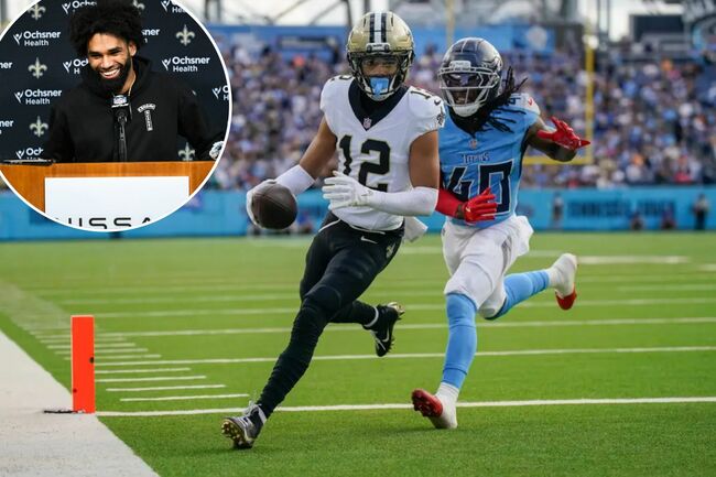 Saints’ star receiver Chris Olave diagnosed with blood clot in lung in scary reveal