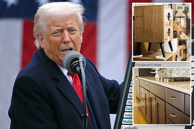 Trump pushes back tariff hike on furniture, kitchen cabinets by a year