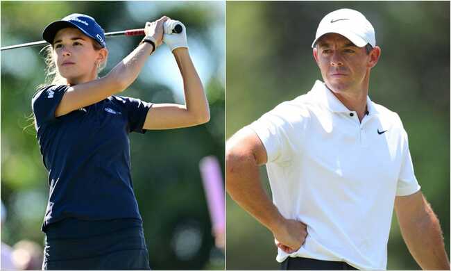 Kai Trump shares Rory McIlroy launching a New Year’s Day swing at Trump National Jupiter