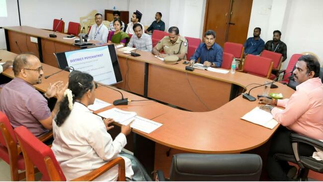 District health monitoring committee meeting held in Krishnagiri