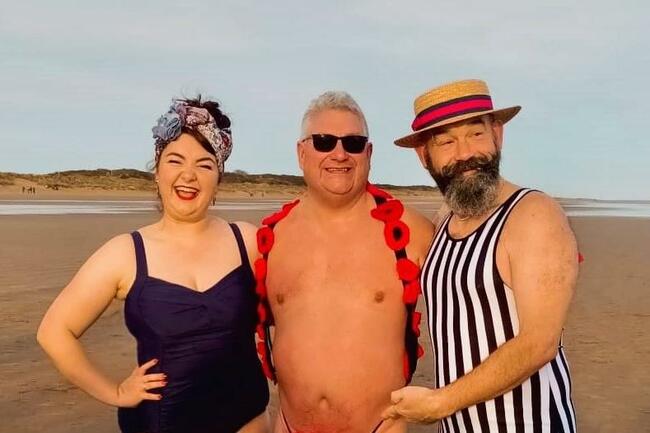 New Year Big Dip sees almost 50 bathers brave sea at Mablethorpe