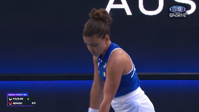 United Cup Highlights: Jasmine Paolini v Belinda Bencic