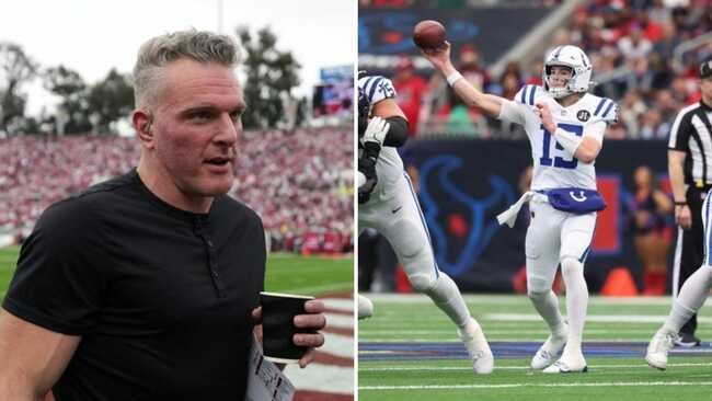 “I love your immediate overreaction” “Pump the brakes”: NFL fans troll Pat McAfee over bold Riley Leonard take as Colts QB shines vs. Texans