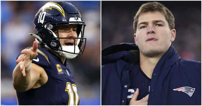 Drake Maye feelings known on facing Justin Herbert as Patriots prepare for wildcard clash vs. Chargers in first round of playoffs