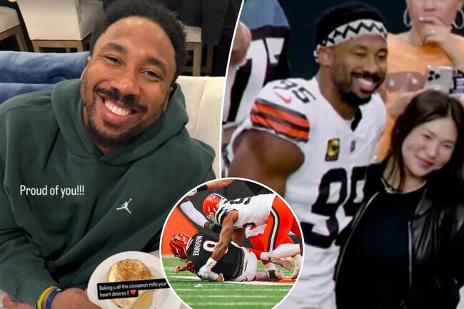 Chloe Kim shares three-word message after boyfriend Myles Garrett breaks NFL sack record