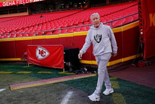 Las Vegas Raiders fire coach Pete Carroll after one season