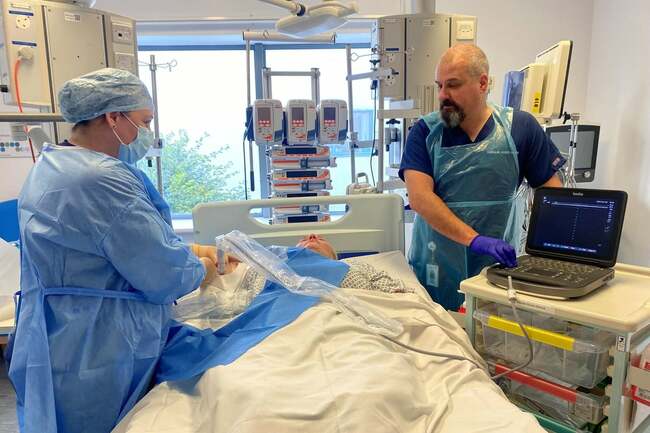 Hospital team welcome new equipment thanks to generous donor