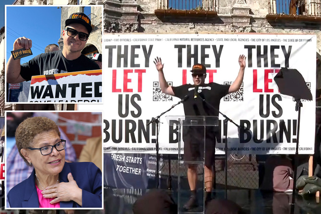 Spencer Pratt announces he’s running for mayor of Los Angeles during fire anniversary protests