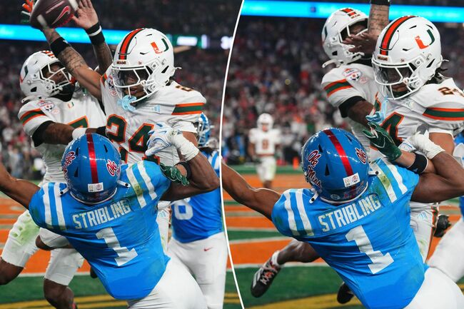 Ole Miss-Miami semifinal ends on failed Hail Mary — but did referees miss a pass interference call?