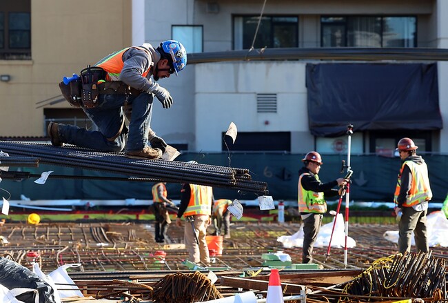 Photos | Work continues on new library building in downtown Santa Cruz