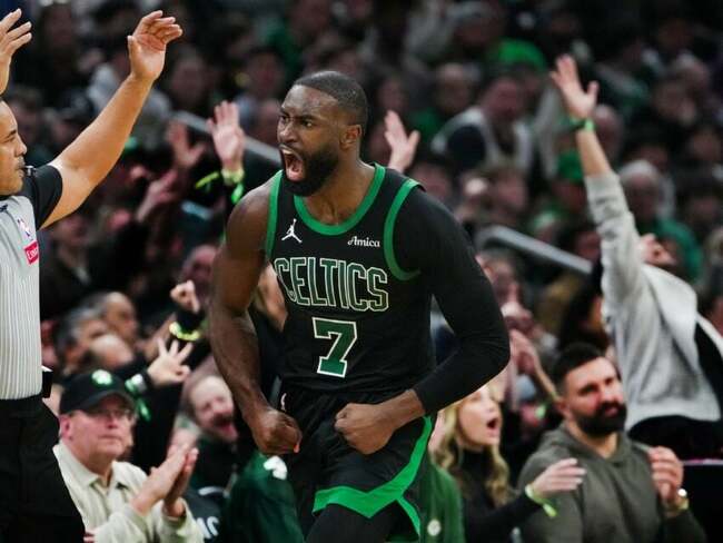 Jaylen Brown blasts Celtics-Spurs officials in expletive-laden rant over lack of foul calls