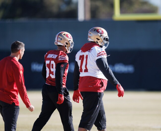 Live 49ers-Eagles updates: Trent Williams is active, Ricky Pearsall Jr. is not