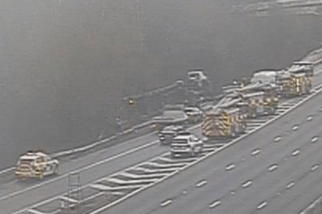 M1 junction 35 crash: Motorway closed near Sheffield after lorry incident