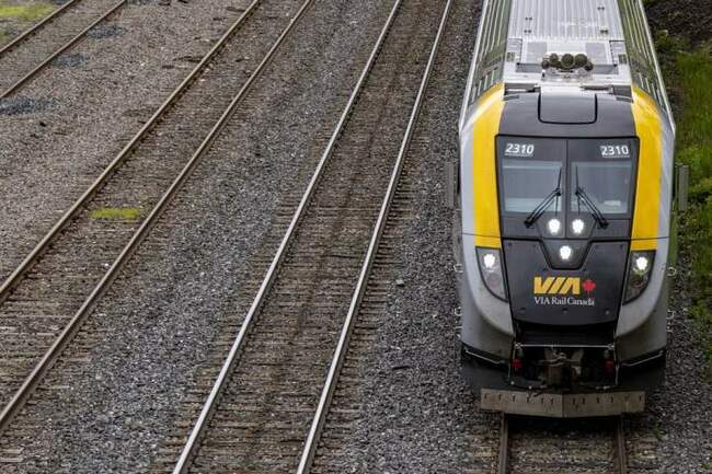 Investigation after Via train hits 2 truck trailers in Quebec, no injuries reported