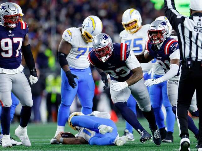 Anfernee Jennings made the most of his biggest opportunity of the season against the Chargers