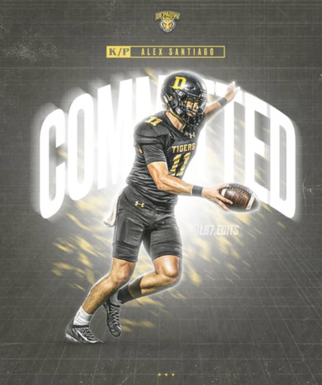 Football: South Forsyth specialist Alex Santiago makes college commitment