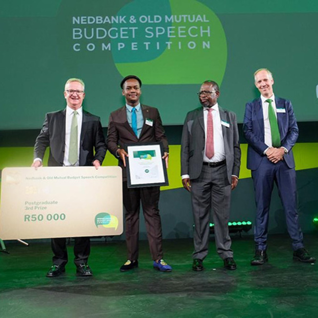 Student finalists named in Nedbank, Old Mutual Budget Speech contest