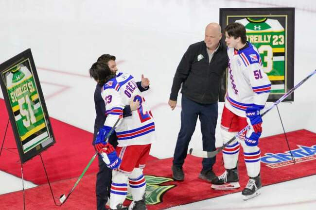 London Knights’ 3rd period comeback earns a point in 4-3 OT loss to Kitchener Rangers
