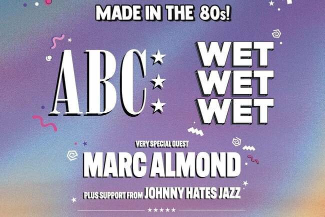 Wet Wet Wet and ABC to play co-headline show at Delapré Abbey