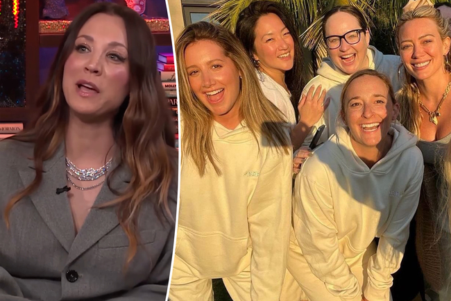 Kaley Cuoco eviscerates Ashley Tisdale over ‘toxic’ mom group drama: ‘Just leave, baby’