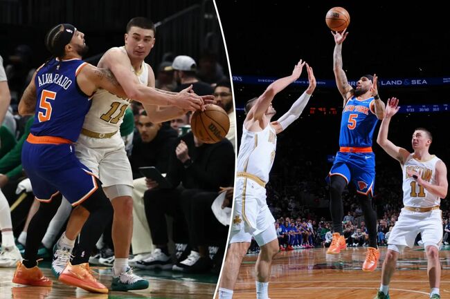 Feisty Jose Alvarado gives Knicks massive jolt in dominant bounce-back win over Celtics