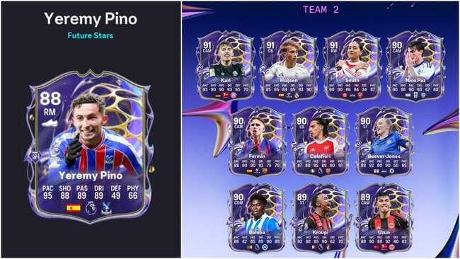 EA FC 26 Yeremy Pino Future Stars SBC: All tasks and cheapest solutions