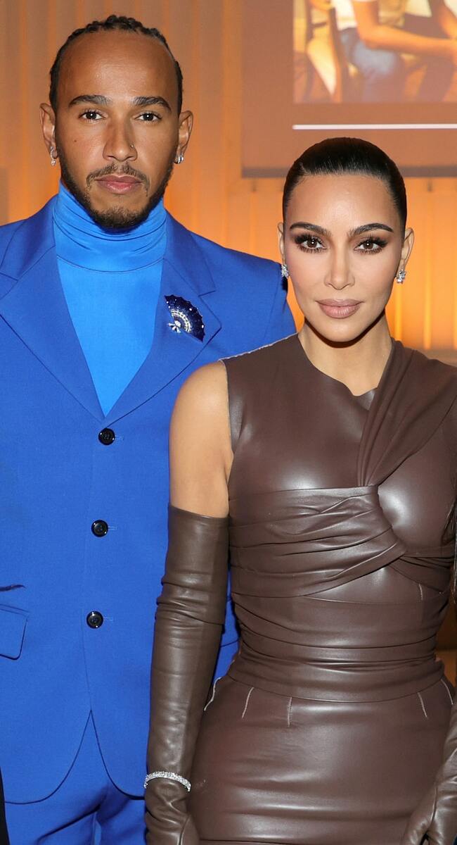 Kim Kardashian & Lewis Hamilton Make It SUPER BOWL OFFICIAL!