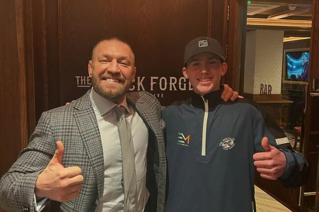 Conor McGregor Steps Into a New Sport With 14-Year-Old Irish Prodigy