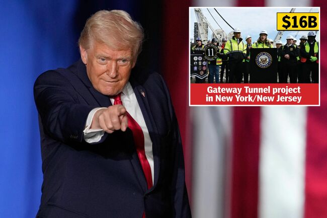 Trump uses NYC real estate skills to halt Gateway Tunnel, Canada’s bridge — and get what he wants