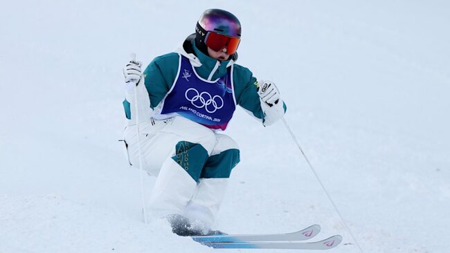 Jakara Anthony misses out on moguls medal after slip in final