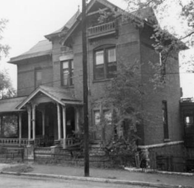 Publisher Crandall Built A Brick Home On The Downhill Side Of The East Terrace