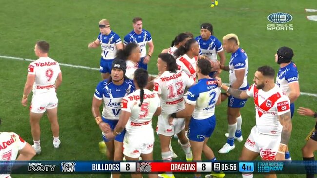 Tempers flare between rivals in Vegas