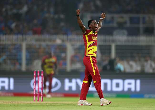 Shamar Joseph sends back struggling Suryakumar Yadav for 18 in IND vs WI T20 World Cup 2026 Super 8 match