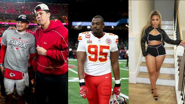 Patrick Mahomes' brother asks Chris Jones' ex-gf Sheawna out for dinner after showing off Gucci 2-piece look