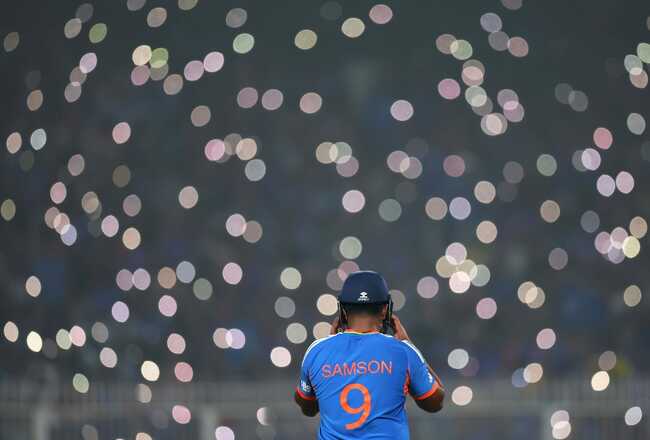 Sanju Samson receives standing ovation from the dugout after reaching crucial fifty in IND vs WI T20 World Cup 2026 Super 8 clash [Watch]